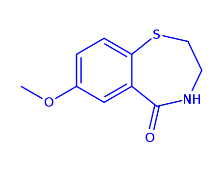 3,4-dihydro-7-methoxybenzo[f][1,4]thiazepin-5(2H)-one