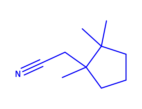 Cyclopentaneacetonitrile, 1,2,2-trimethyl- (9CI)