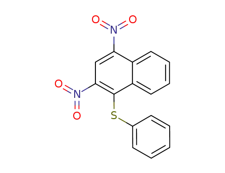 Molecular Structure of 14723-61-6 (2,4-dinitro-1-(phenylsulfanyl)naphthalene)