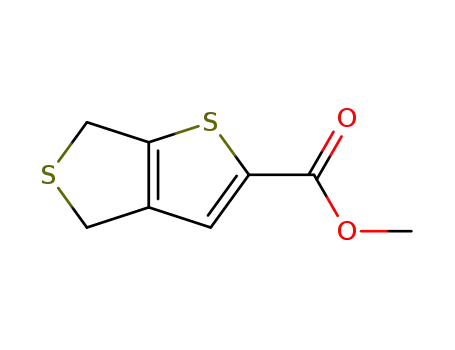 Molecular Structure of 7767-60-4 (Methyl 4,6-Dihydrothieno[3,4-b]thiophene-2-carboxylate)