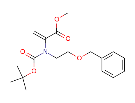Methyl N-Boc-N-(2-benzyloxyethyl)-2-aminoacrylate
