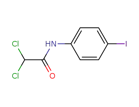 Molecular Structure of 14676-40-5 (2,2-Dichloro-4'-iodoacetanilide)