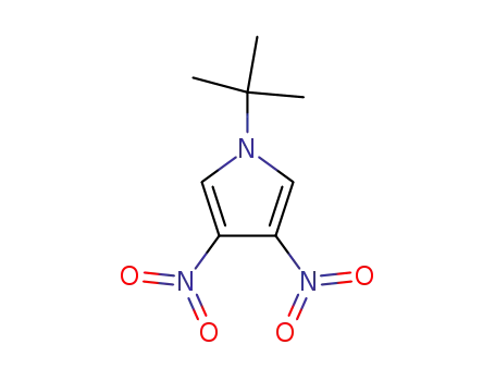 Molecular Structure of 69726-50-7 (1-tert-butyl-3,4-dinitropyrrole)
