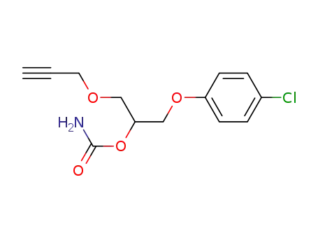 1-(4-Chlorophenoxy)-3-(2-propynyloxy)-2-propanol carbamate