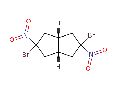 Molecular Structure of 131274-54-9 (3,7-Dibromo-3,7-dinitrobicyclo<3.3.0>octane)
