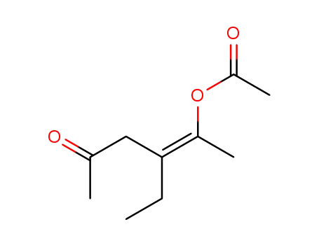 (Z)-2-(Acetyloxy)-3-ethyl-2-hexen-5-one