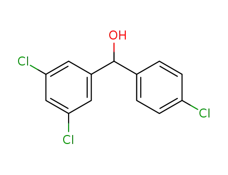 Molecular Structure of 13421-96-0 (3,4',5-TRICHLOROBENZHYDROL)