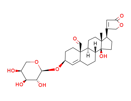 Molecular Structure of 14614-16-5 (deglucohyrcanoside)