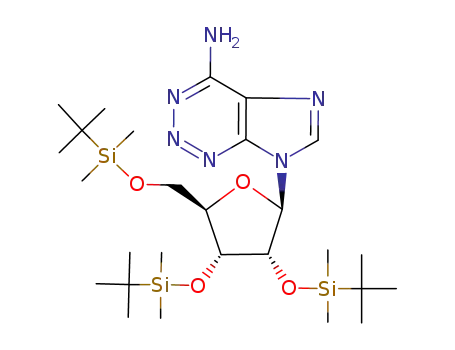 4-amino-7-[2,3,5-tri-O-(t-butyldimethylsilyl)-β-D-ribofuranosyl]imidazo[4,5-d][1,2,3]triazine