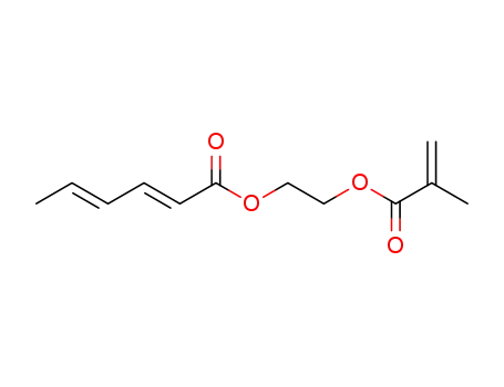 1-hexa-2<i>t</i>,4<i>t</i>-dienyloxy-2-methacryloyloxy-ethane