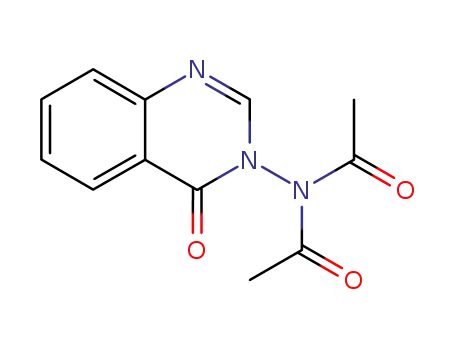 Molecular Structure of 14663-50-4 (N-acetyl-N-(4-oxoquinazolin-3(4H)-yl)acetamide)
