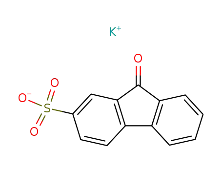 Molecular Structure of 14591-03-8 (potassium 9-oxo-9H-fluorene-2-sulfonate)