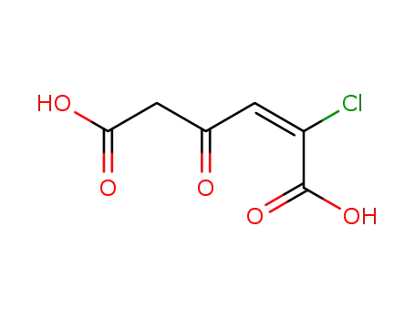 Molecular Structure of 24759-04-4 (2-chloromaleylacetate)