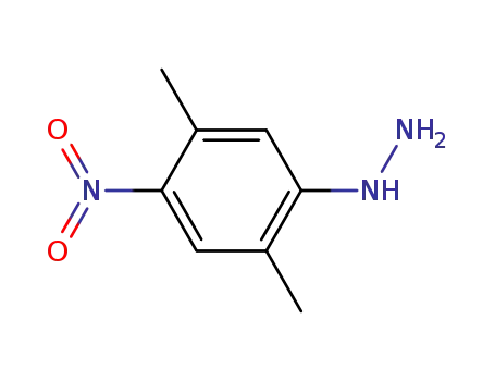 Molecular Structure of 145655-61-4 (Hydrazine, (2,5-dimethyl-4-nitrophenyl)- (9CI))