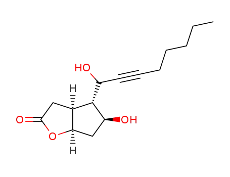 (1SR,5RS,6RS,7RS)-7-hydroxy-6-(1-hydroxyoct-2-ynyl)-2-oxabicyclo<3.3.0>octan-3-one