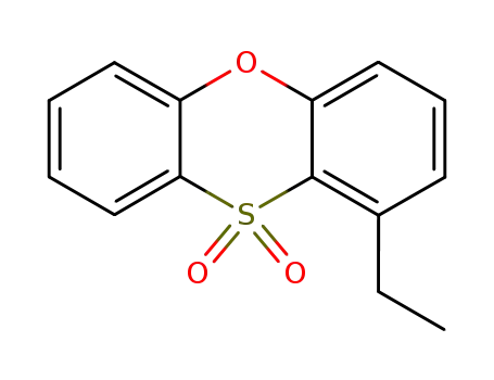 Molecular Structure of 134476-36-1 (1-ethylphenoxathiin 10,10-dioxide)