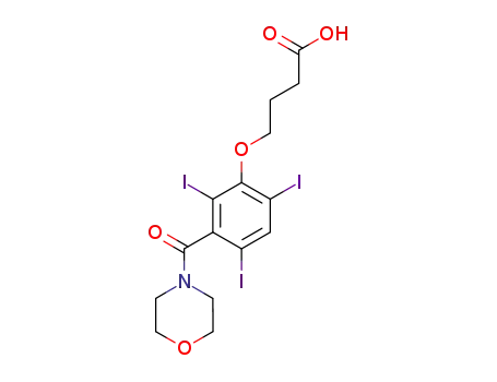 Molecular Structure of 13445-12-0 (Iobutoic acid)