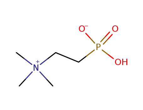Molecular Structure of 14596-57-7 (N,N,N-trimethyl-2-aminoethylphosphonate)