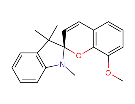 Molecular Structure of 13433-31-3 (1,3,3-TRIMETHYLINDOLINO-8'-METHOXYBENZOPYRYLOSPIRAN)