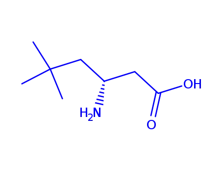 Molecular Structure of 147228-35-1 ((R)-3-AMINO-5,5-DIMETHYLHEXANOIC ACID)