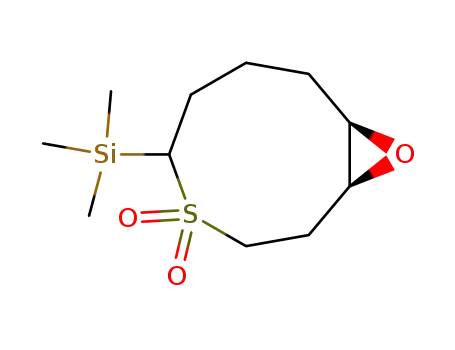 (E)-9-(trimethylsilyl)-4,5-epoxythiacyclononane 1,1-dioxide