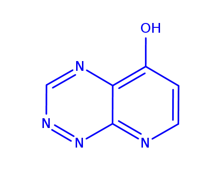 Molecular Structure of 145675-24-7 (Pyrido[3,2-e]-1,2,4-triazin-5-ol (9CI))