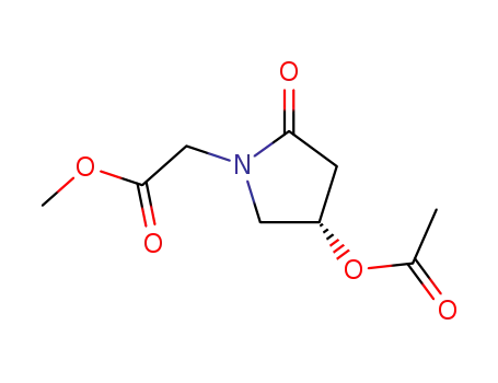 메틸 (S)-4-아세톡시-2-옥소-1-피롤리딘아세테이트