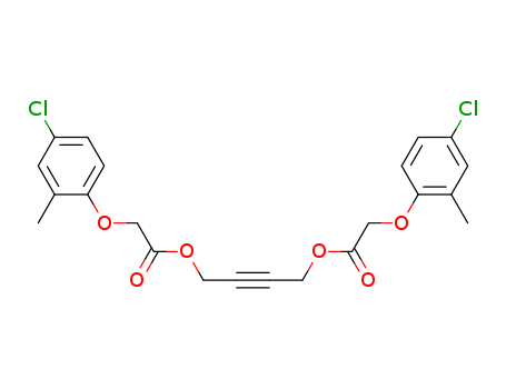 Acetic acid,[(4-chloro-o-tolyl)oxy]-, 2-butynylene ester (7CI,8CI)