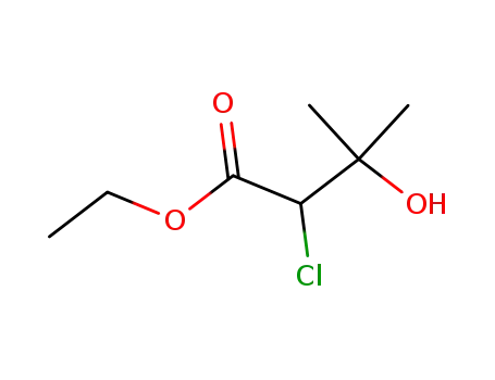 α-chloro-β-hydroxy-isovaleric acid ethyl ester