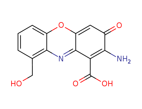 2-Amino-9-hydroxymethyl-3-oxo-3H-phenoxazine-1-carboxylic acid