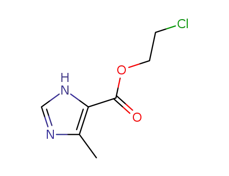 5-methyl-1<sup>(3)</sup><i>H</i>-imidazole-4-carboxylic acid 2-chloro-ethyl ester