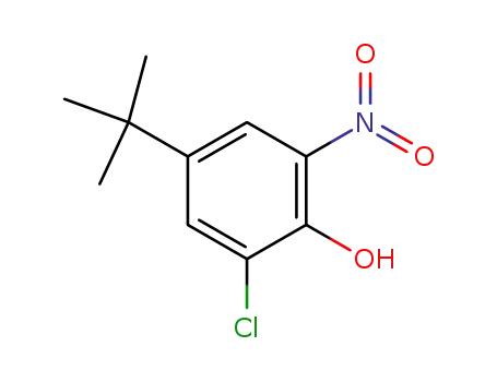 Molecular Structure of 14593-28-3 (4-TERT-BUTYL-2-CHLORO-6-NITROPHENOL)