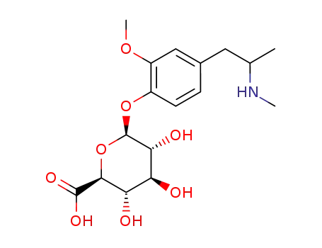 4-하이드록시-3-메톡시 메스암페타민 4-β-D-글루쿠로니드
(부분 입체 이성질체의 혼합물)