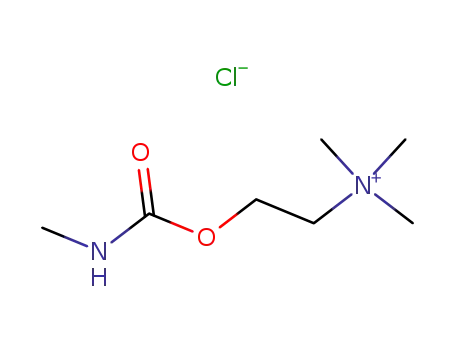 Molecular Structure of 14721-76-7 (METHYLCARBAMYLCHOLINE CHLORIDE NICOTINIC  AGONIST)