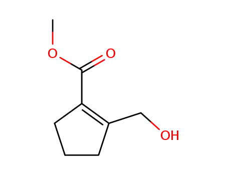 1-Cyclopentene-1-carboxylic acid, 2-(hydroxymethyl)-, methyl ester (9CI)