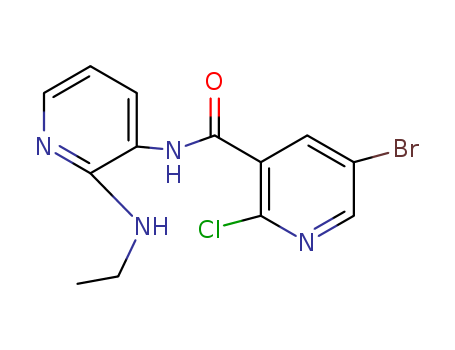 5-bromo-2-chloro-N-[2-(ethylamino)pyridin-3-yl]pyridine-3-carboxamide