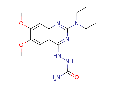 Hydrazinecarboxamide,2-[2-(diethylamino)-6,7-dimethoxy-4-quinazolinyl]-