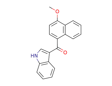 Molecular Structure of 210179-33-2 (3-(4-methoxy-1-naphthoyl)indole)