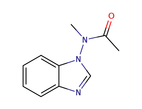 아세트아미드, N-1H-벤즈이미다졸-1-일-N-메틸-(9CI)