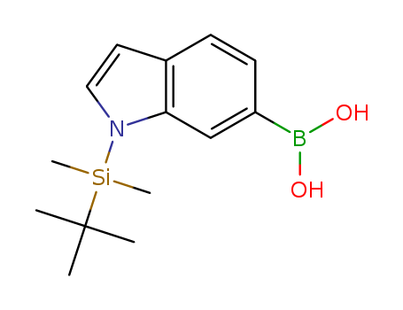1-(tert-Butyldimethylsilyl)-1H-indol-6-ylboronic acid 98%
