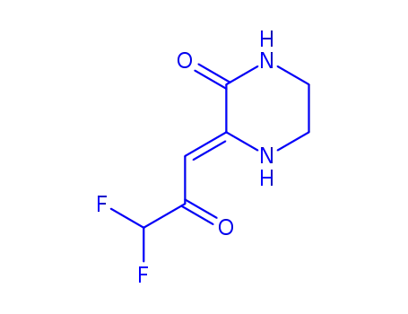피페 라지 논, 3- (3,3- 디 플루오로 -2- 옥소 프로필 리덴)-(9CI)