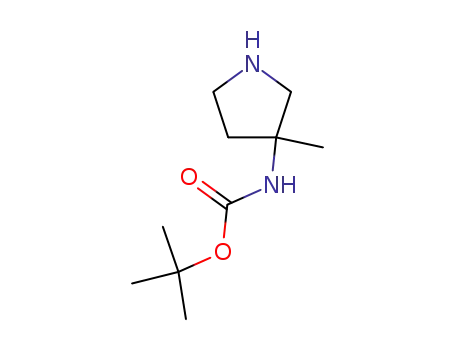 Carbamic acid, (3-methyl-3-pyrrolidinyl)-, 1,1-dimethylethyl ester, (-)- (9CI)
