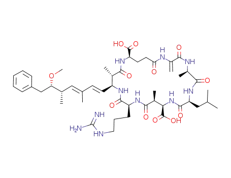 Molecular Structure of 134842-07-2 (7-desmethylmicrocystin LR)