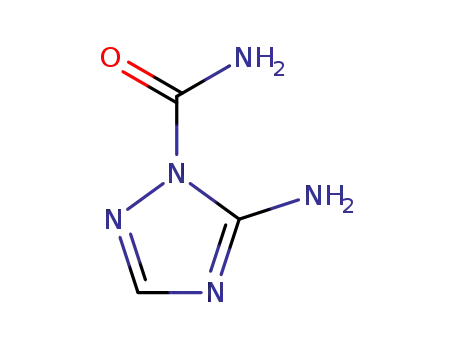 Molecular Structure of 1489-02-7 (5-amino-1H-1,2,4-triazole-1-carboxamide)