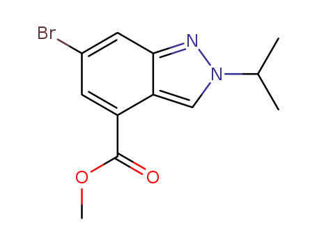 Methyl 6-broMo-2-isopropyl-2H-indazole-4-carboxylate