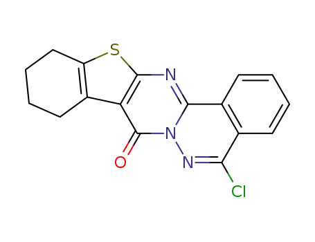 5-chloro-9,10,11,12-tetrahydro-8H-[1]benzothieno[2',3':4,5]pyrimido[2,1-a]phthalazin-8-one