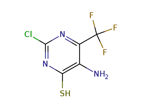 Molecular Structure of 1480-67-7 (5-amino-2-chloro-6-(trifluoromethyl)pyrimidine-4(1H)-thione)