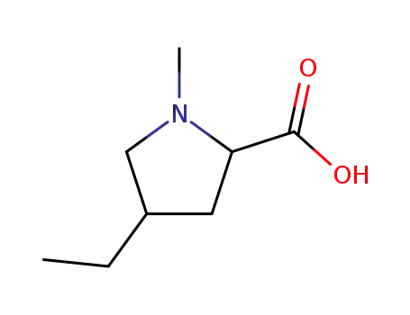 Molecular Structure of 92695-07-3 (L-Proline, 4-ethyl-1-methyl-, trans- (9CI))