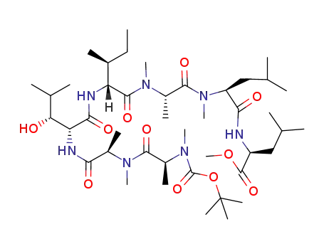 C<sub>43</sub>H<sub>79</sub>N<sub>7</sub>O<sub>11</sub>