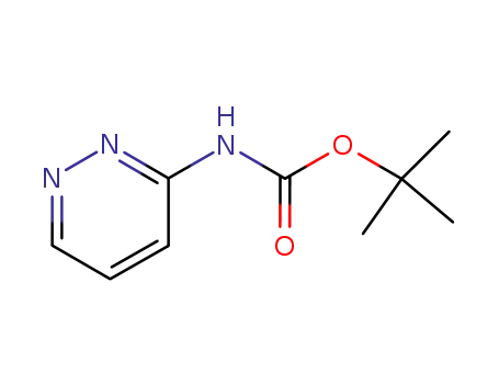Molecular Structure of 147362-90-1 (Carbamic acid, 3-pyridazinyl-, 1,1-dimethylethyl ester (9CI))